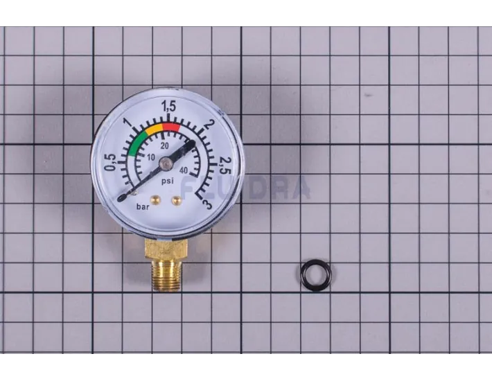 Manómetro 1/8" 3 kg/cm filtro Florida...