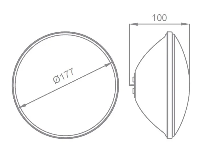 Lámpara LED PAR56 RGB 1100 lm LumiPlus...