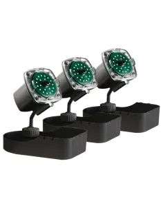 Set 3 focos luz subacuática Sicce Nathur LED Trio para...