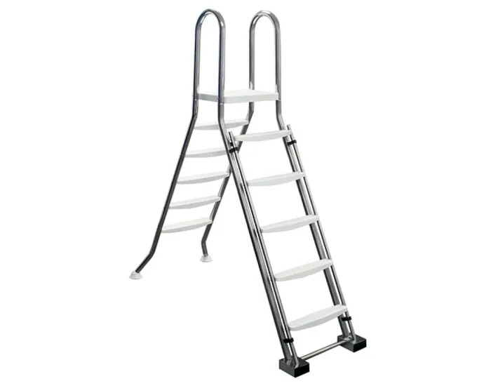 Stainless Steel Safety Ladder for Aboveground...