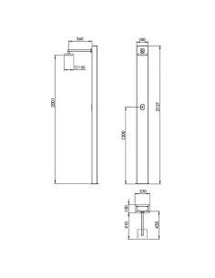 Ducha Niágara Touchless AstralPool 2
