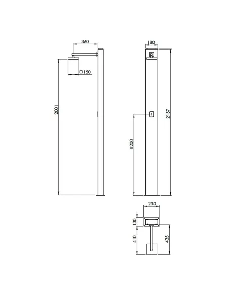 Ducha Niágara Touchless AstralPool