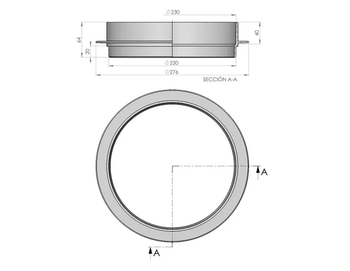Abstandhalter für Skimmerabdeckung 17,5 L...