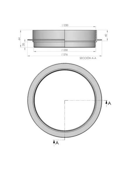 Abstandhalter für Skimmerabdeckung 17,5 L AstralPool