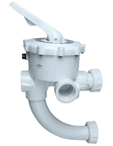 Classic Plus Seitliches 2" Weiß 2" Umschaltventil mit Filter Links AstralPool