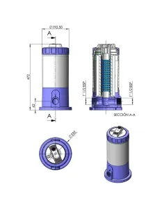 Cilindrisch patroonfilter 5000 l/u AstralPool 2