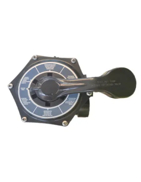 Gre Valvola filtro a 6 vie nera Samoa VALVULA6VSAM