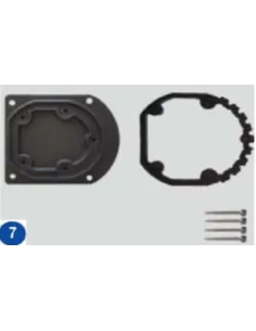 Aluminum Base + Screws + Shower Joint Gre SSAL18 RAD2600