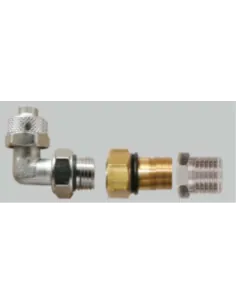 Shower swivel bend + Shower Nuts Gre SSAL18 RAD1010