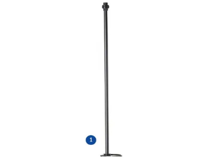 Gre Barre de douche droite AR1009 STXAR10091
