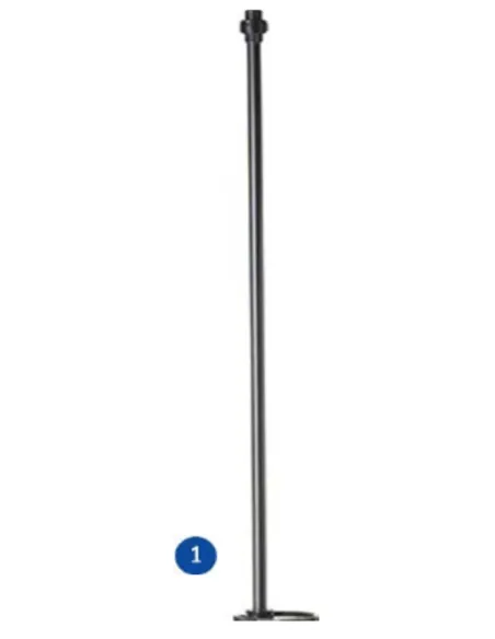 Gre Barre de douche droite AR1009 STXAR10091