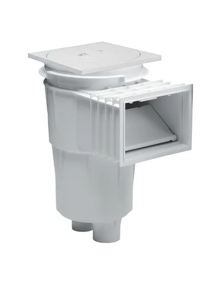 Skimmer 17,5L standaardmond vierkante afdekking betonnen zwembad AstralPool