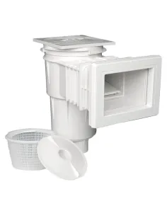 Skimmer 17,5L standaard mond langwerpig vierkant deksel...