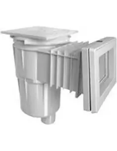 Skimmer 17,5L Breedmond Vierkant Afdekzeil 6° Polyester...