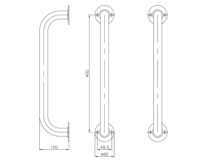 Agarraderas nado contracorriente doble en inox...