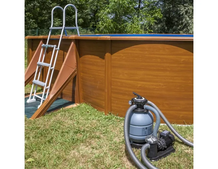 Reinigungsanlage Gre mit Pumpe