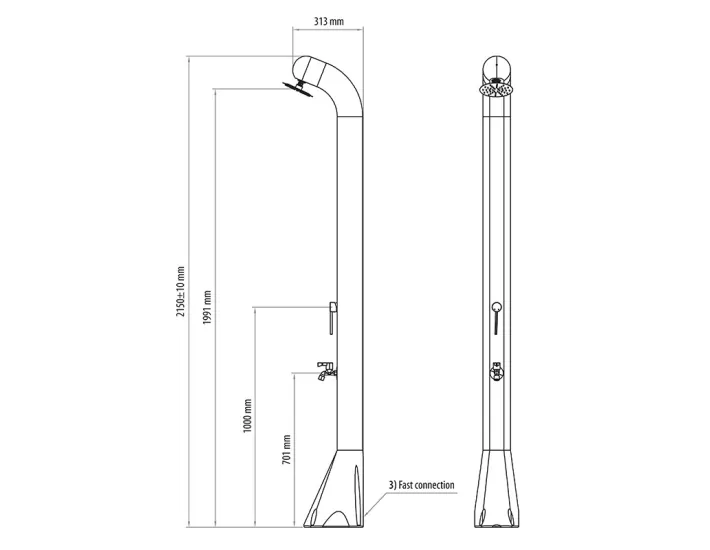 Ducha Solar Vernal AstralPool