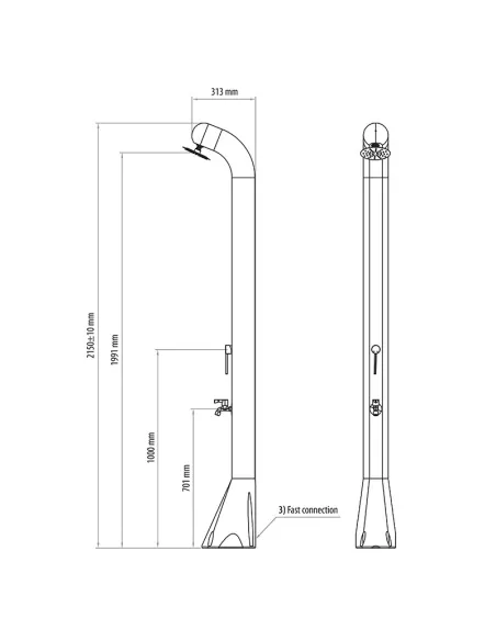 Ducha Solar Vernal AstralPool