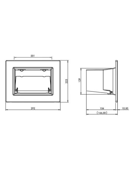 EasyColor Skimmerabdeckung Standard-Mündung AstralPool