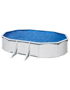Swimming pool Gre Starpool oval steel white 500 x 300 x 120 2