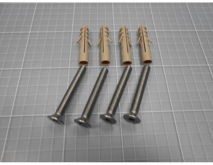 Fixação do corpo do duche AstralPool Pluvium...