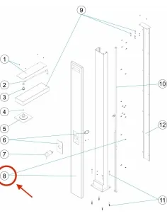 AstralPool Pluvium Houten Douche Afwerking 4401043208