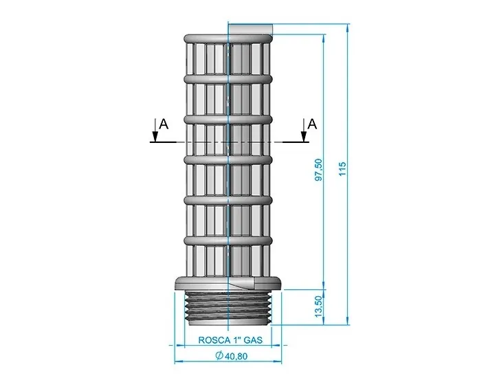 Braç col·lector 1" 110 mm AstralPool 4404300917...