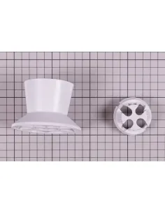 Blau verbinden Weißer Sockel