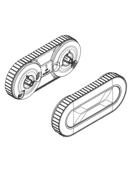 Complete transmission Zodiac Vortrax (pack 2 pcs.) R0963600