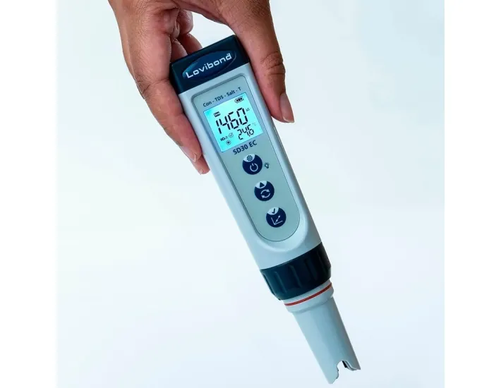 Medidor portátil conductividad TDS sal Tª...