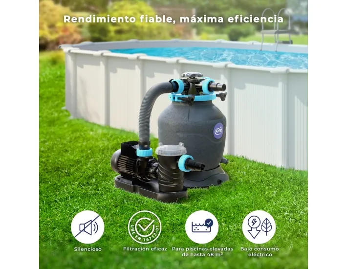 Monoblok zandfilter Gre VersaPool Diam. 400 mm...