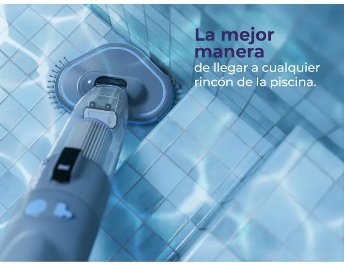 Pulitore per piscine a batteria Gre Super Vac...