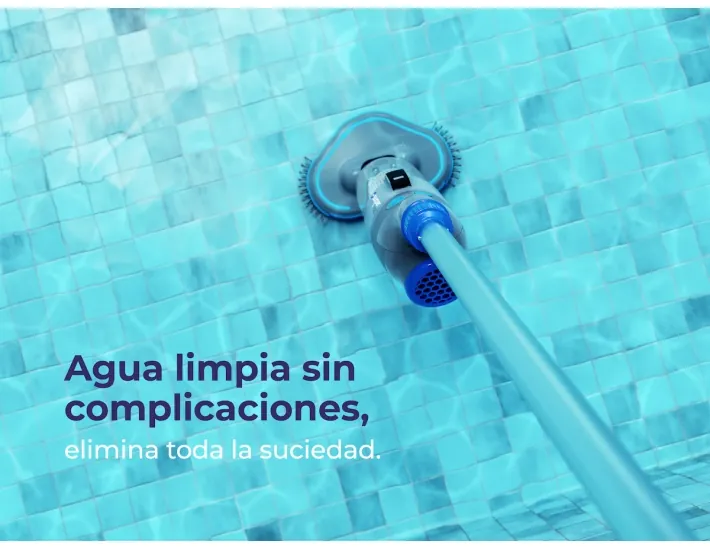 Pulitore per piscine a batteria Gre Super Vac...