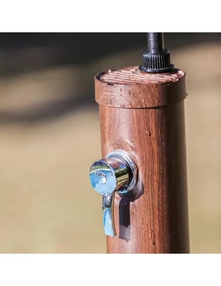 Doccia solare 9L in finto legno Gre AR1009W