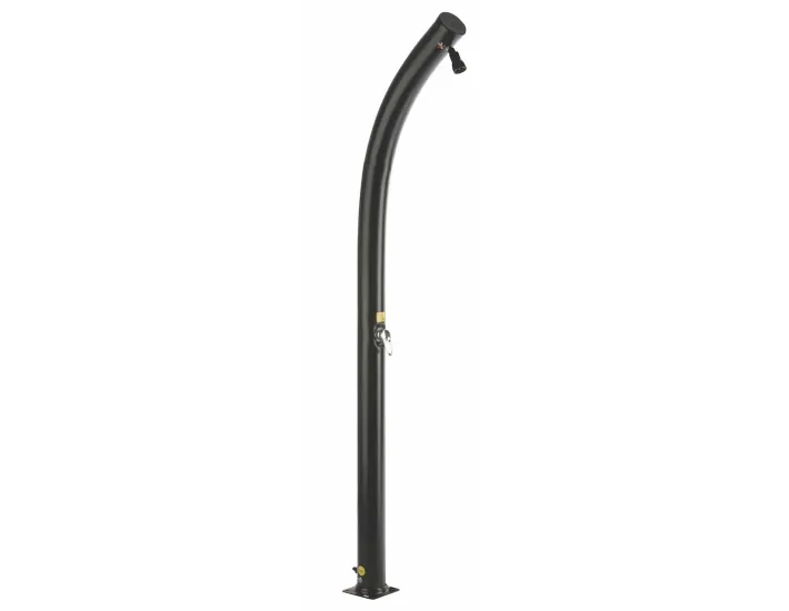 Solar garden shower Gre curved with single...