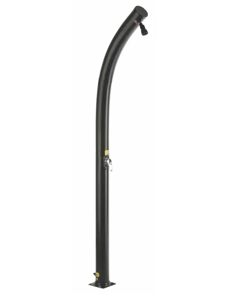 Solar garden shower Gre curved with single lever mixer 20 l AR10250