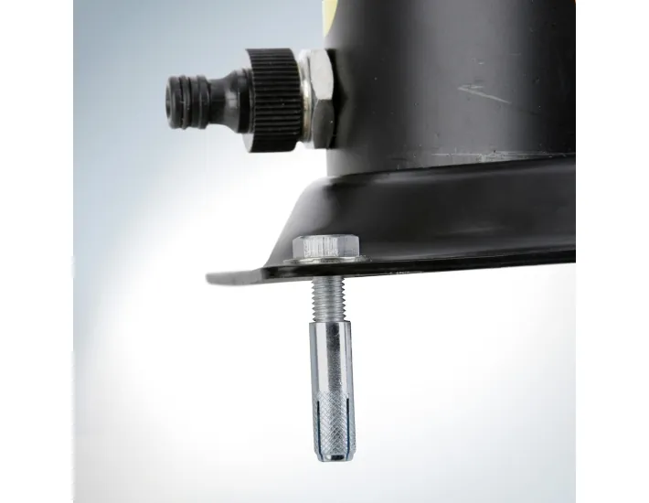 Solar garden shower Gre curved with single...