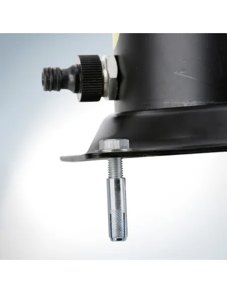 Solar garden shower Gre curved with single lever mixer 20 l AR10250