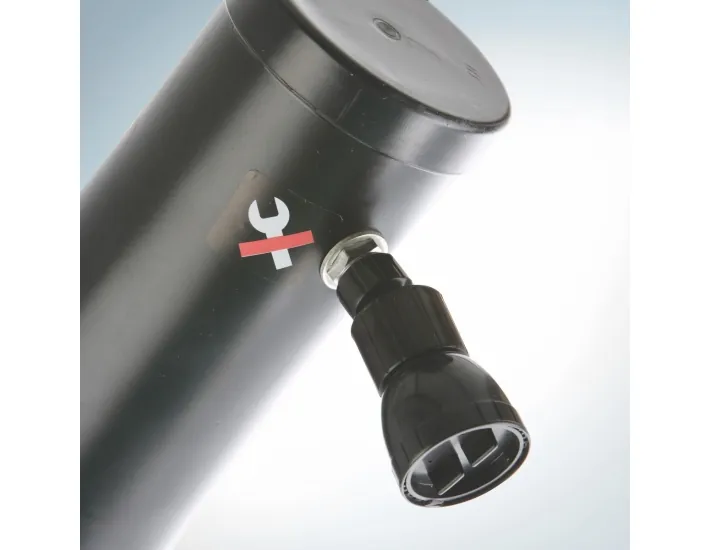 Solar garden shower Gre curved with single...