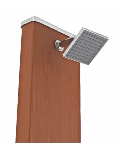 Square wood-look solar shower 32 liters DSALC32W 2