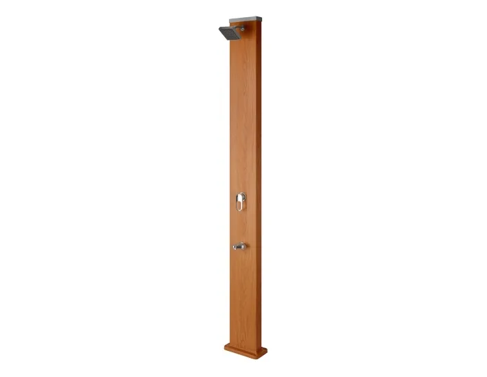 Douche solaire carrée aspect bois 32 litres...