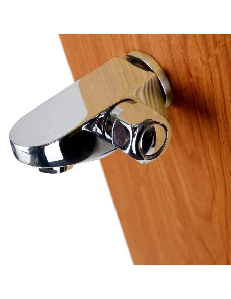 Douche solaire carrée aspect bois 32 litres DSALC32W