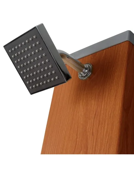 Douche solaire carrée aspect bois 32 litres DSALC32W