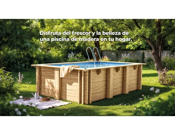 Zwembad Gre Sunbay Mint rechthoekig 1013x418x146