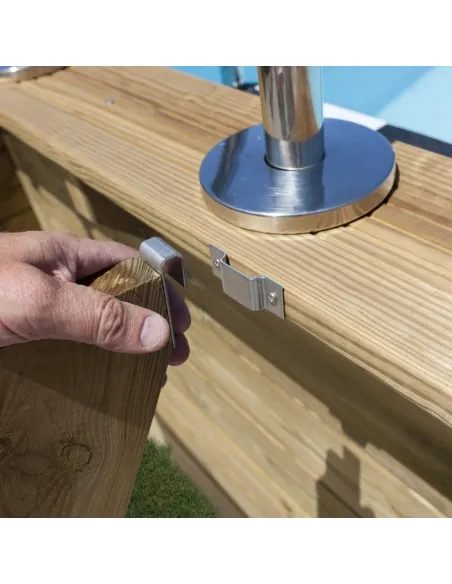 Gre Sunbay Carra 3 square pool 305x305x119