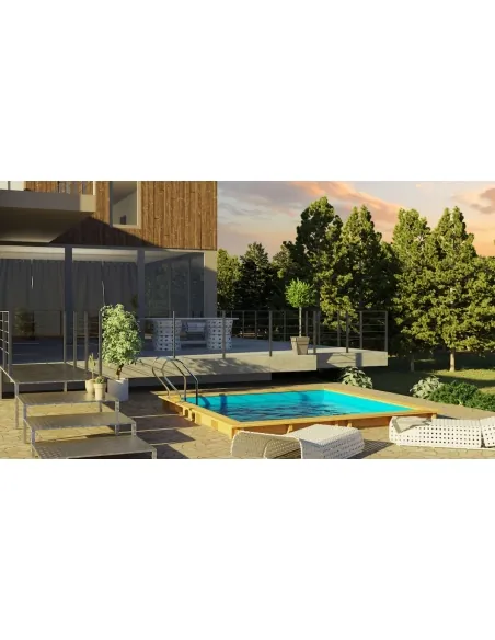 Swimming pool Gre Sunbay City square 225x225x68