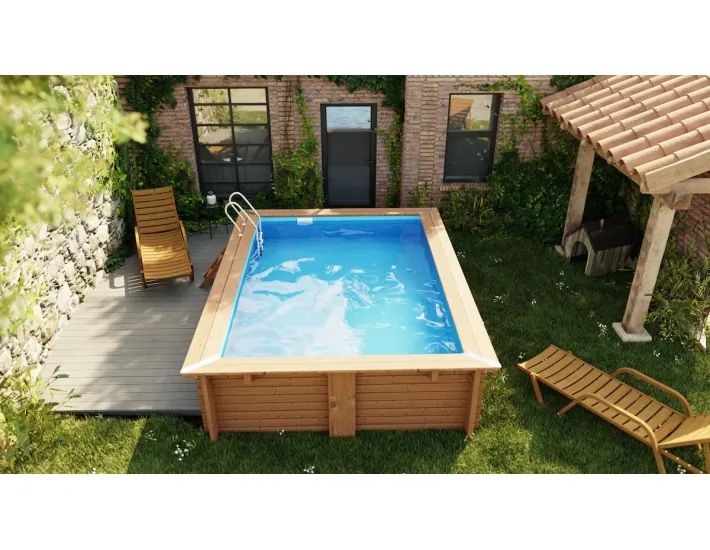 Wooden swimming pool Gre Sunbay Marbella 2...