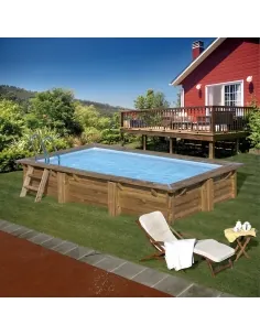 Wooden swimming pool Gre Sunbay Marbella 2 Rectangular...