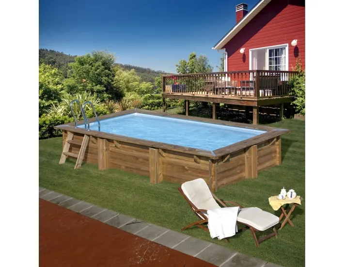 Wooden swimming pool Gre Sunbay Marbella 2...