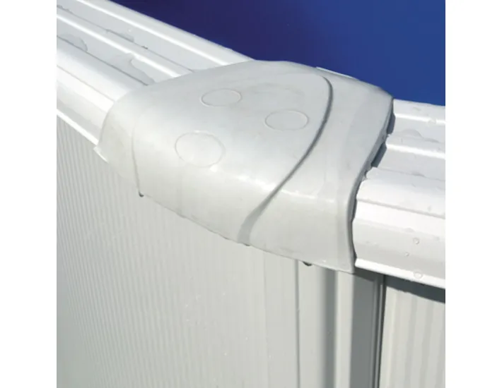 Swimming Pool Gre Fidji Oval Steel Sheet White